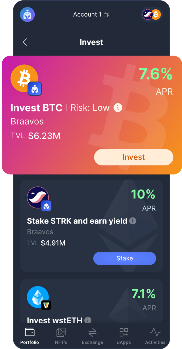 Choose investment