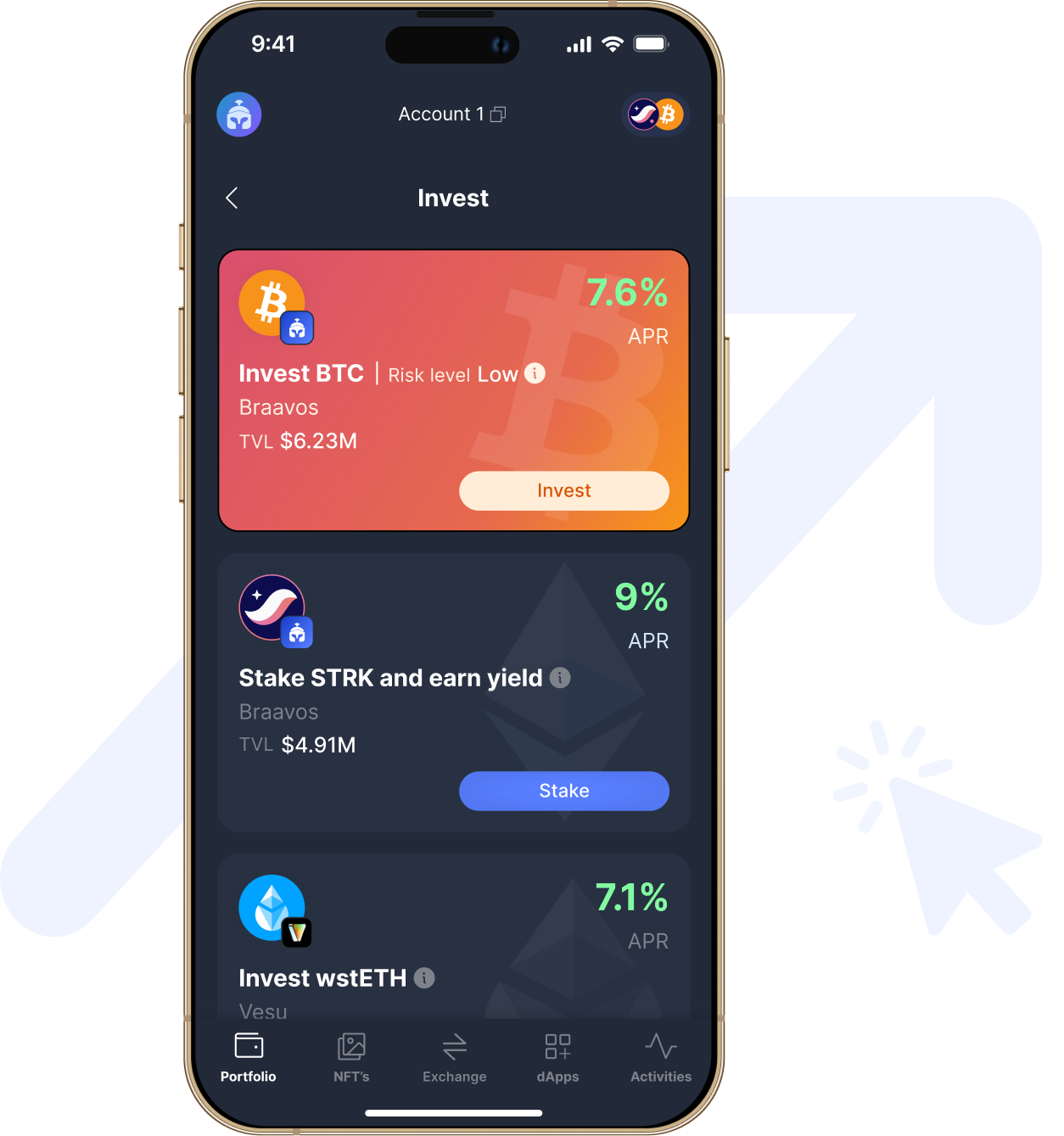 Banner One Click Invest Image