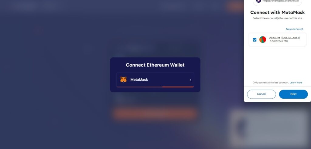 Many users will use MetaMask when crossing the bridge.