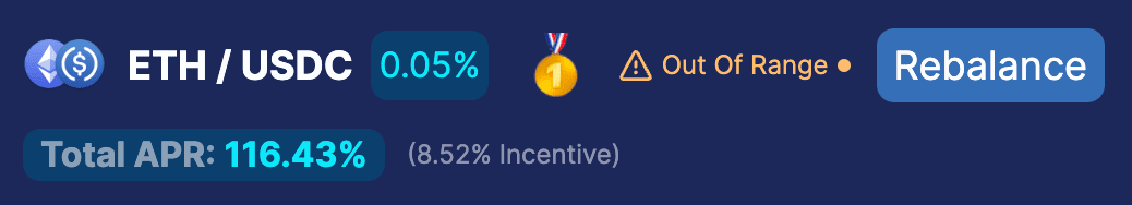 mySwap Rebalance to Maximize Yield