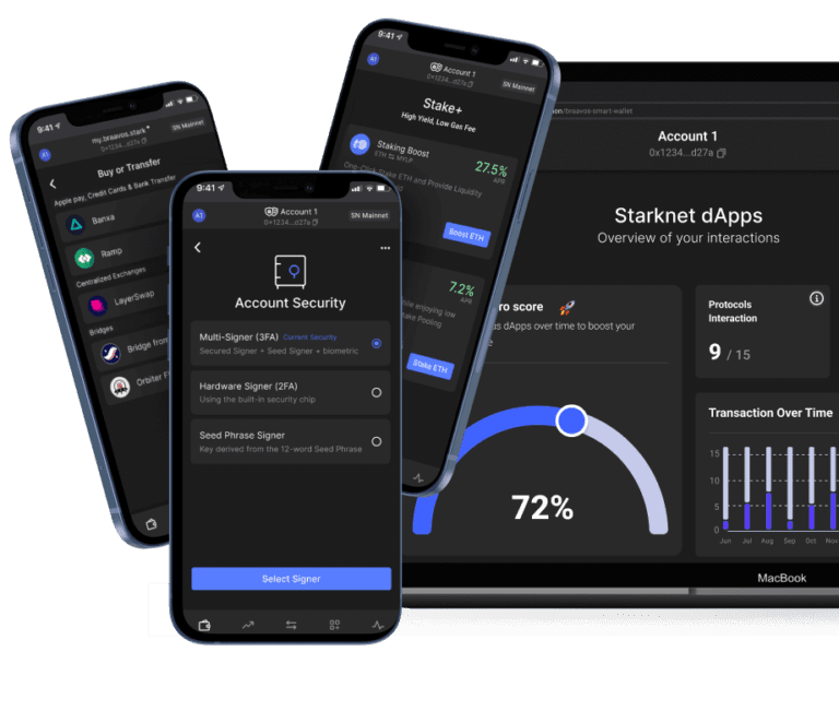 Braavos Wallet Features