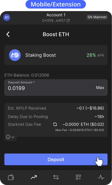 Staking Boost, the Sophisticated ETH Staking Solution on Starknet