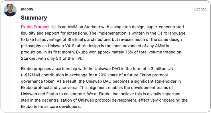Ekubo Funding Started Starknet AMM - Braavos Wallet