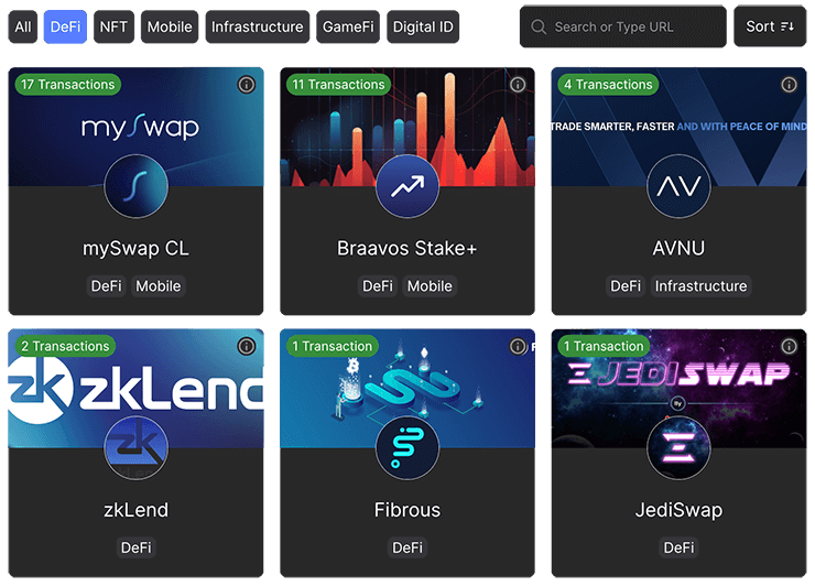Starknet dApp Gallery Braavos Wallet