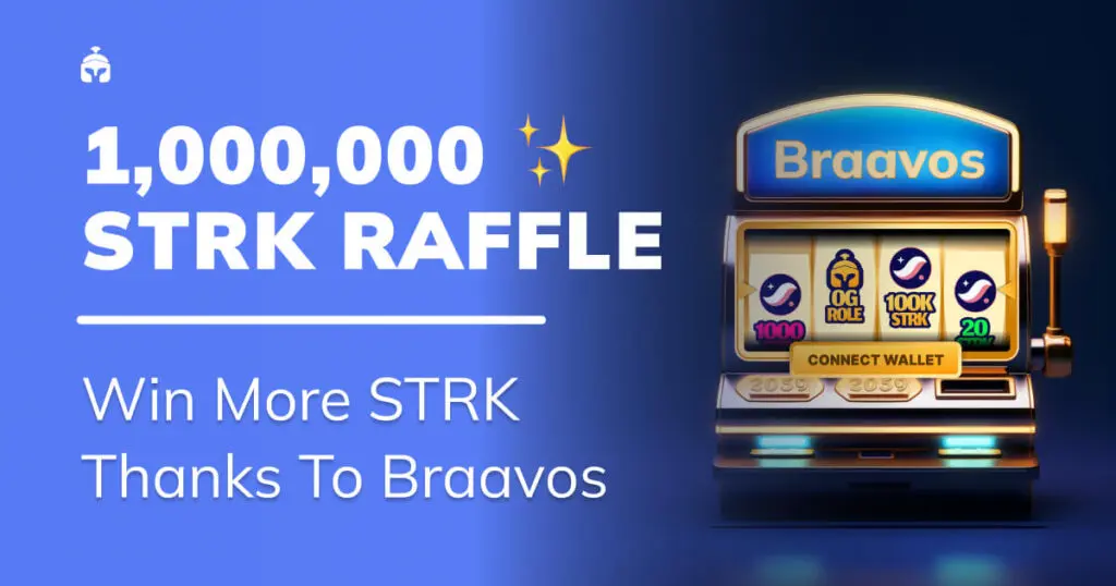 1,000,000 STRK Raffle – Get More STRK With Your Braavos Wallet!