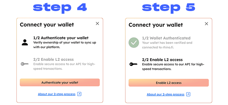 Rhino.fi STRK Eligibility Step by Step 4, 5
