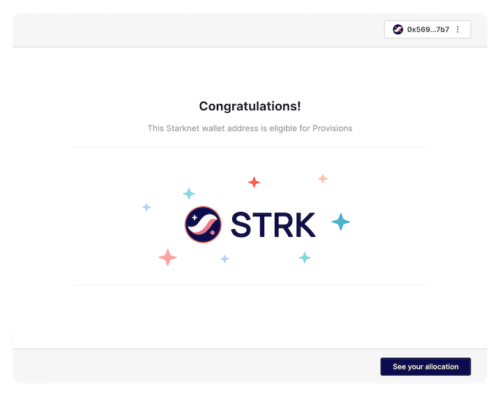starknet airdrop checker step 3