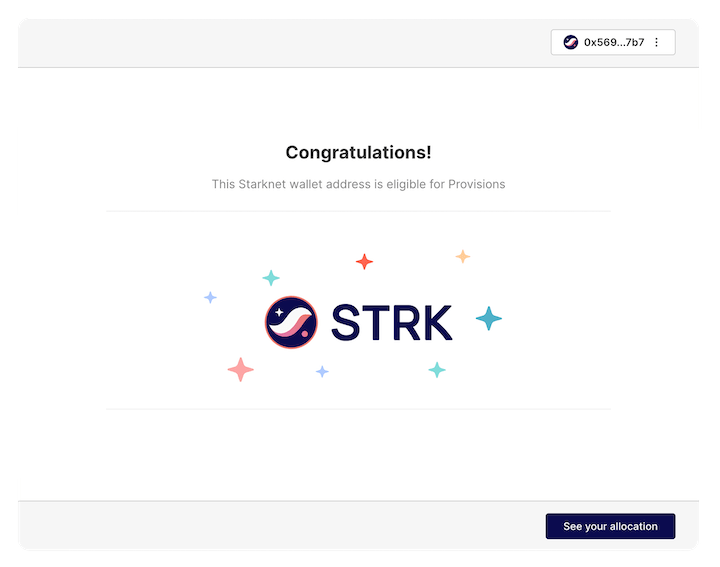 starknet airdrop checker step 3