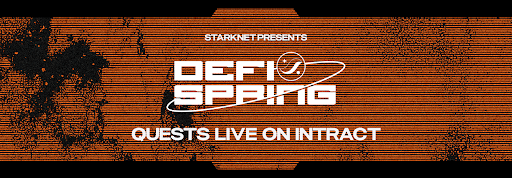 Starknet DeFi Spring - Quest on Intract