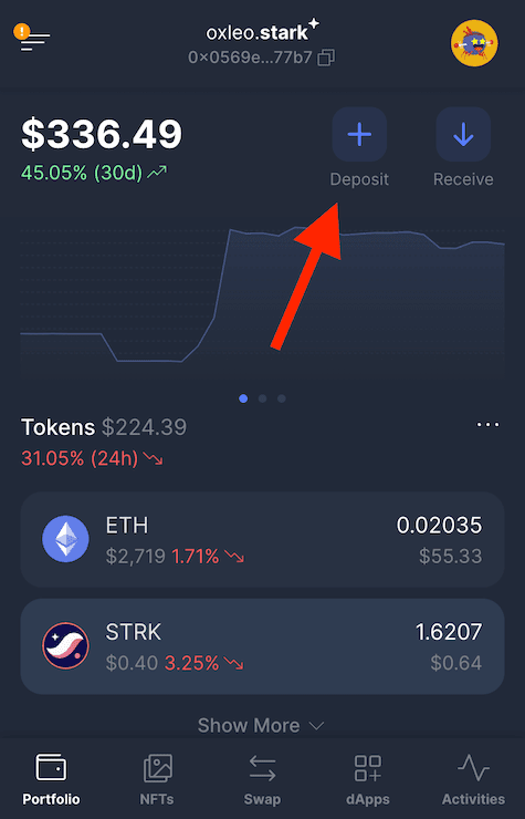 How to buy Starknet coin step 1